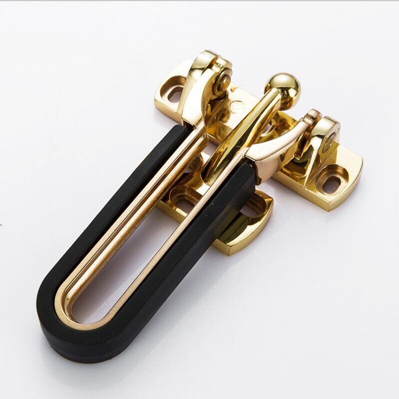 Gouden deurbeveiliging / beveiligingsketting voor hotelkamerdeuren, anti-hotlinking / veiligheidsketting