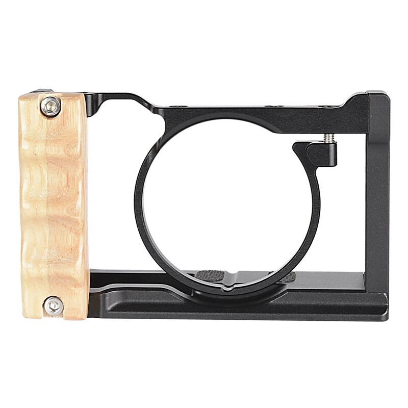 Camerakooi met houten handvat video-uitrusting dslr-installatie camerastabilisator voor sony cyber-shot dsc -rx100 vi vii  rx100 m 7