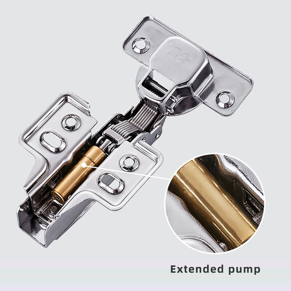 Bisagra de armario para muebles, puerta de acero en rollo frío, bisagras hidráulicas, amortiguador, Cierre Suave para herrajes para muebles de cocina, 1 ud.