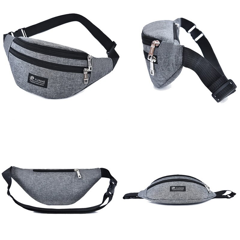 Oxford Tuch Taille Tasche männer Und frauen Universal- Sport Reise draussen Einfarbig Brust Tasche