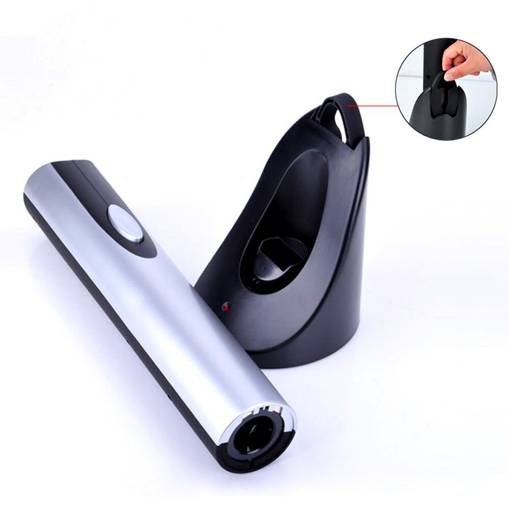 Rechargeable Electric Wine Opener Corkscrew Cork Puller Remover Base Foil Cutter Champagne Opener Bar Wine Tool