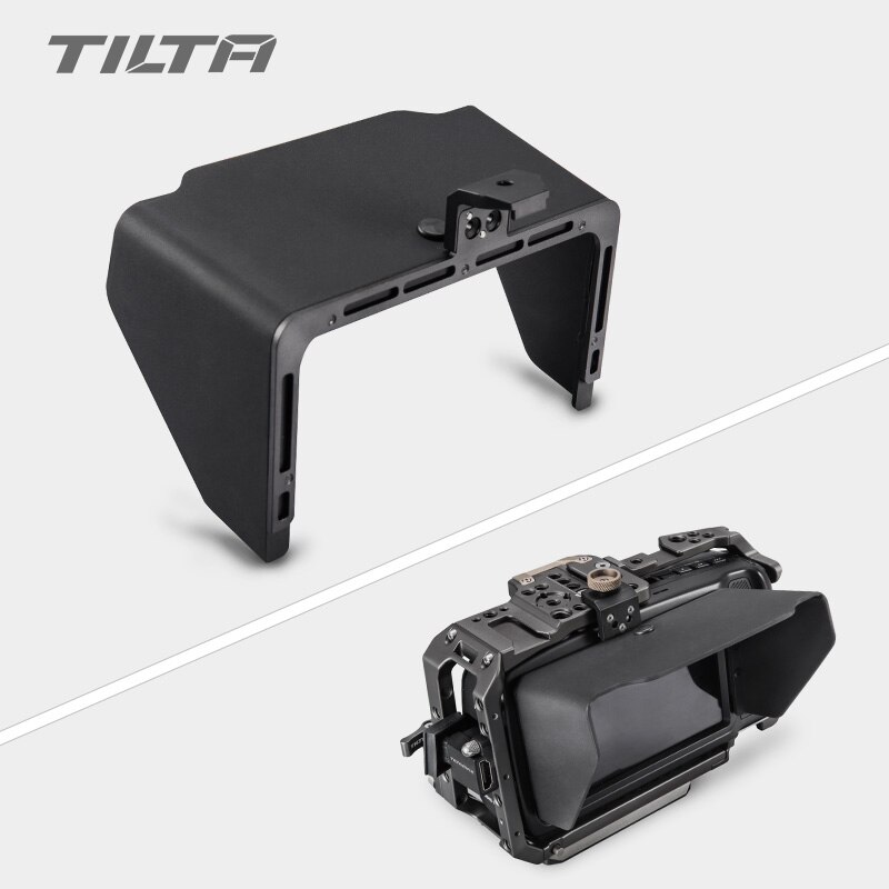 TILTA Black Color Cage for BMPCC4K 6K DSLR Camera Cage for Blackmagic Pocket Cinema Accessories Kit TA-T01-FCC-B: hood