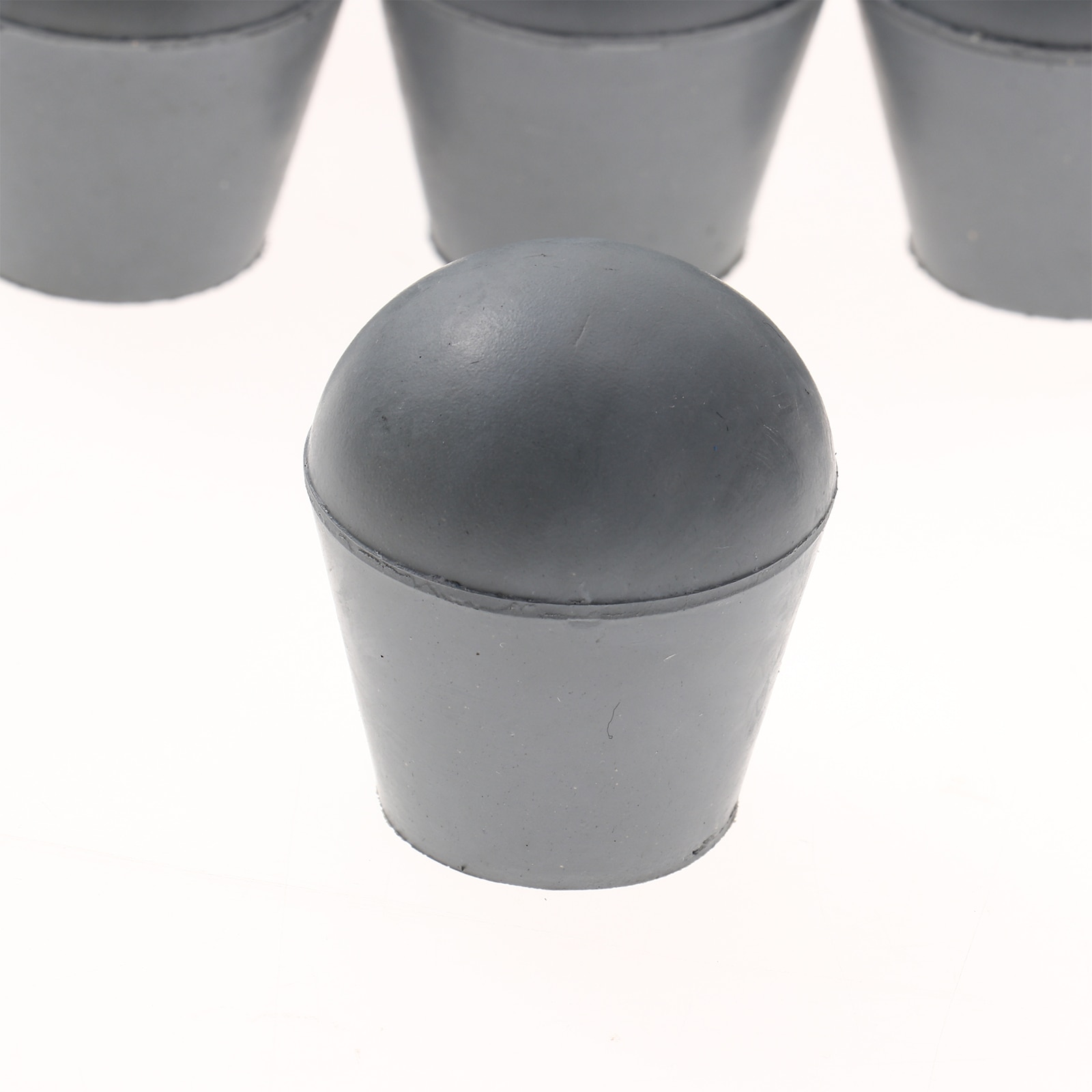 12 Round Table Leg End Caps Steel Chair Tube Plugs Anti Slip Rubber Feet Cups Furniture Foot Tip End Covers Legs Floor Protector
