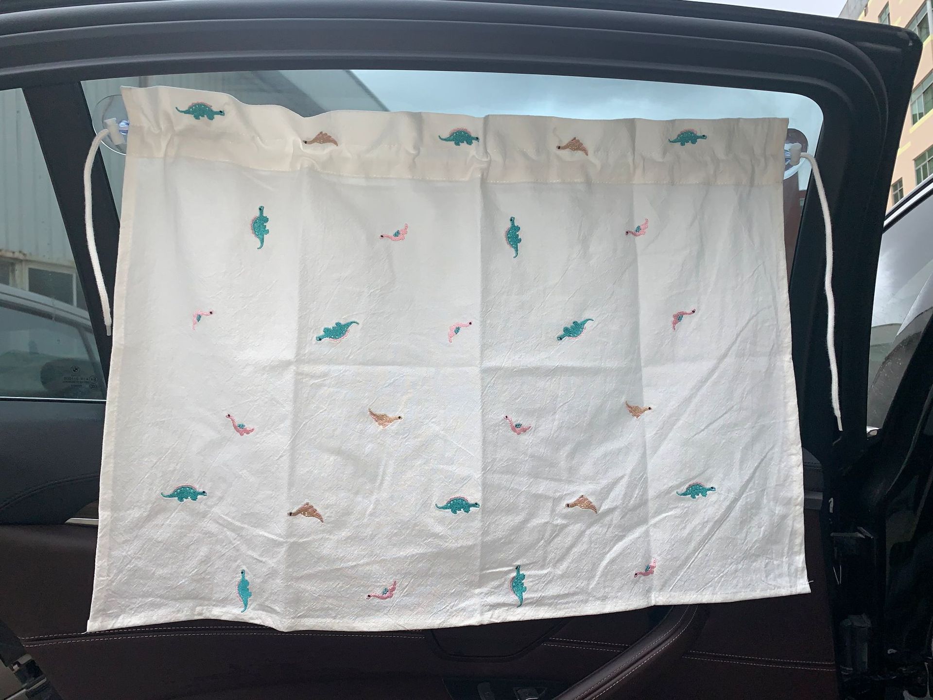 Ins Style-cortina bordada para coche de bebé, parasol de protección solar para ventana, protección UV para niños: 13