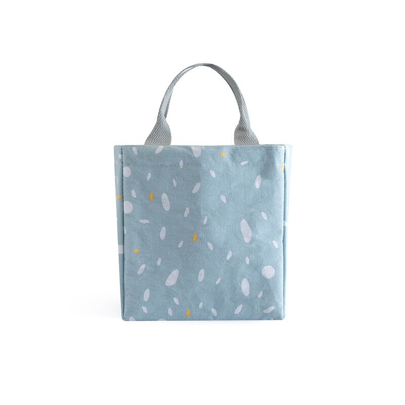 Women Office Ladies Student Large Capacity Lunch Bag Floral Print Multipurpose Lunch Tote Food Storage Pocket: 1