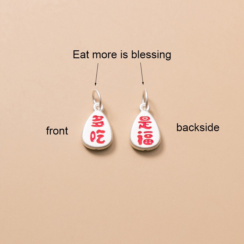 Meetsoft bietet trendige anhänger aus sterlingsilber mit wassermotiven und chinesischen schriftzeichen – ein besonderes accessoire für selbstgemachte halsketten.