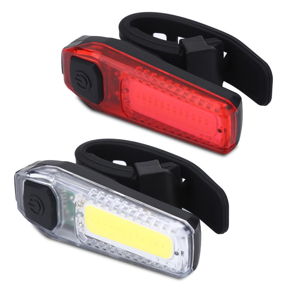 200LM USB Oplaadbare Fiets Achterlicht Fietsen Led-achterlicht waterdichte Weg Mountainbike Terug Lamp voor Fiets