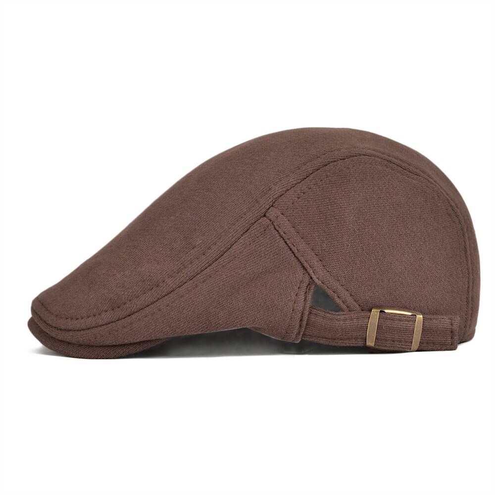 VOBOOM Casual Cotton Irish Cap Golf Ivy Jeff Caps Men Women Cabbie Newsboy Driver Gatsby Hat Adjustable Boina 039: Auburn