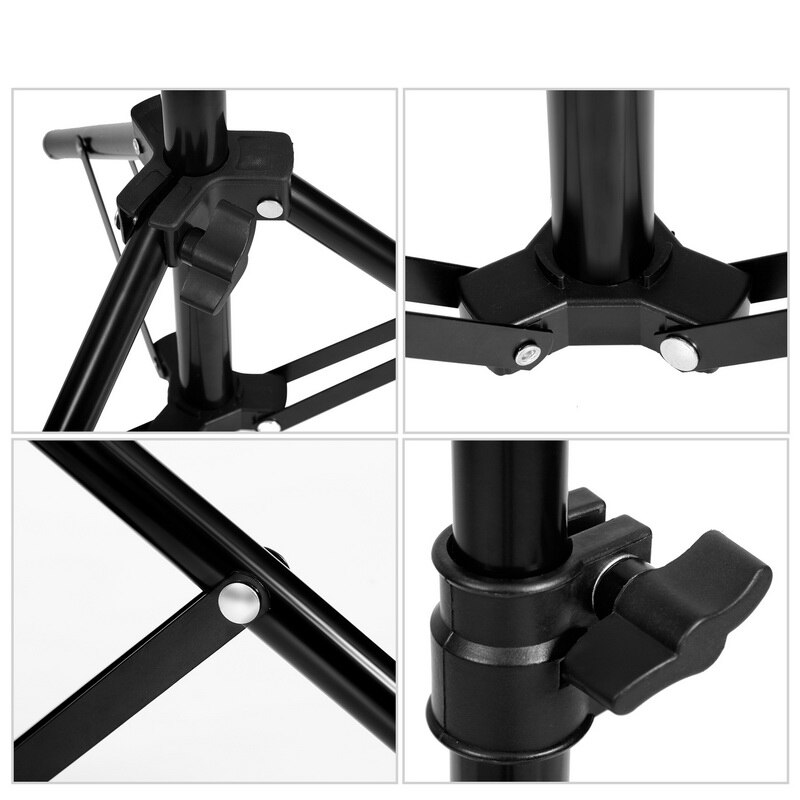 Photography Studio Adjustable 38-70cm Light Stand Photo Tripod For Camera Photo Lamp Bracket Holder Softbox