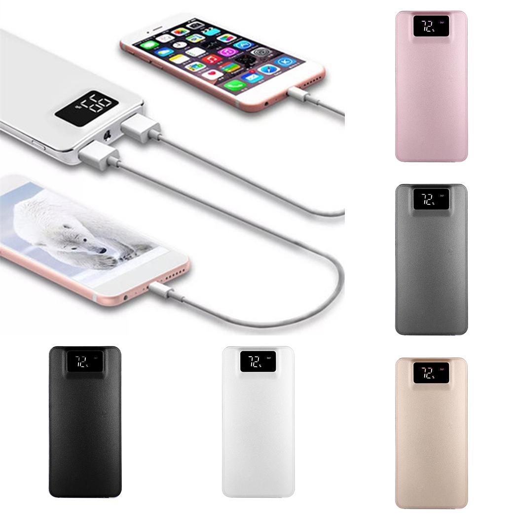 30000 mah batterie externe Portable 2 USB téléphone Portable batterie externe banque d'alimentation de chargeur pour Samsung iPhone Xiaomi Huawei batterie externe
