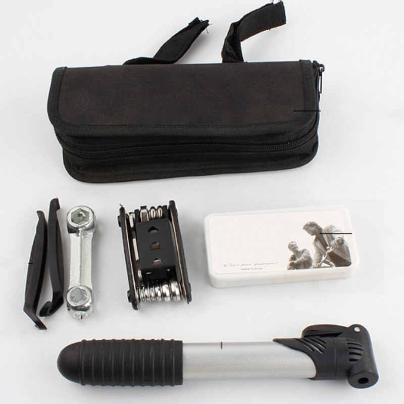 Bicycle Repair Kit, Tire Repair Kit, Pump Repair Wrench Set, Mountain Bike Combination Tool