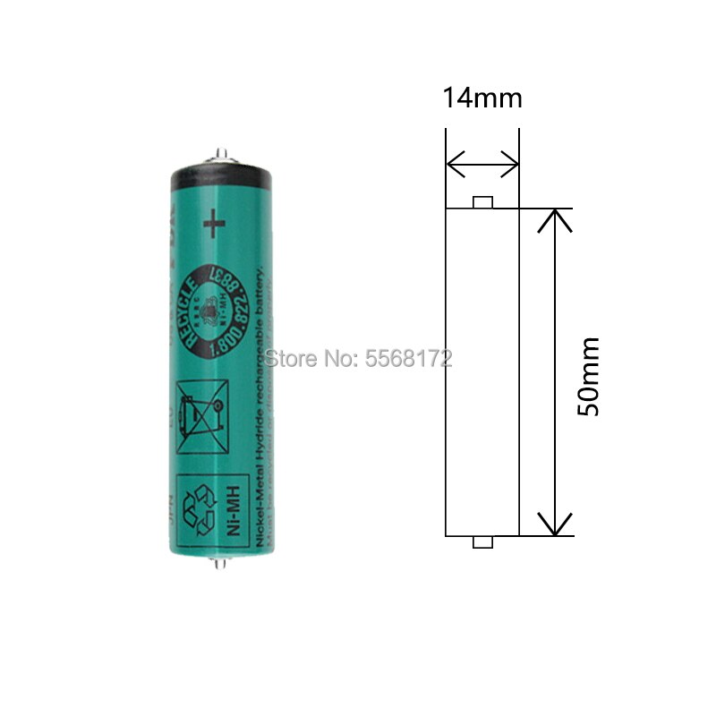 Braun rakapparat batteri 150s-1 320s-4 380s-4 390cc-4 350cc-4 330 1.2v ni-mh uppladdningsbart batteri för fdk