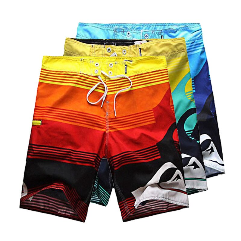 Summer Style Men Shorts Beach Short Breathable Quick Dry Loose Casual Hawaii Printing Shorts Man Plus Size -40