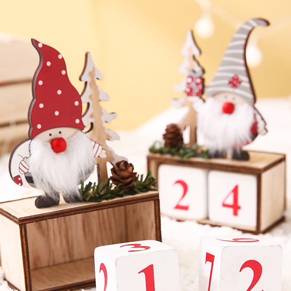 Kerstkalender vrolijke kerstversieringen voor thuis noel kerstmis jaar kerstman poppen elf deco kerst