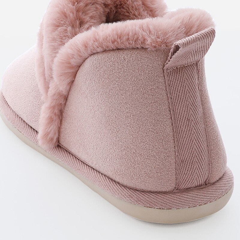 Tøfler for menn vinter stor størrelse pels tøfler varm fløyel plysj tøfler herre myke hjemmetøfler innendørs sklisikre sko