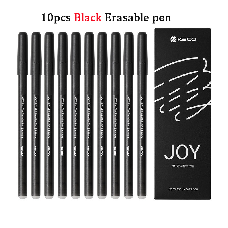 KACO JOY Erasable Gel Pen Student Writing,Brushing Questions Office Speed Drying Pen Back To School Stationery Erasable: Lavender