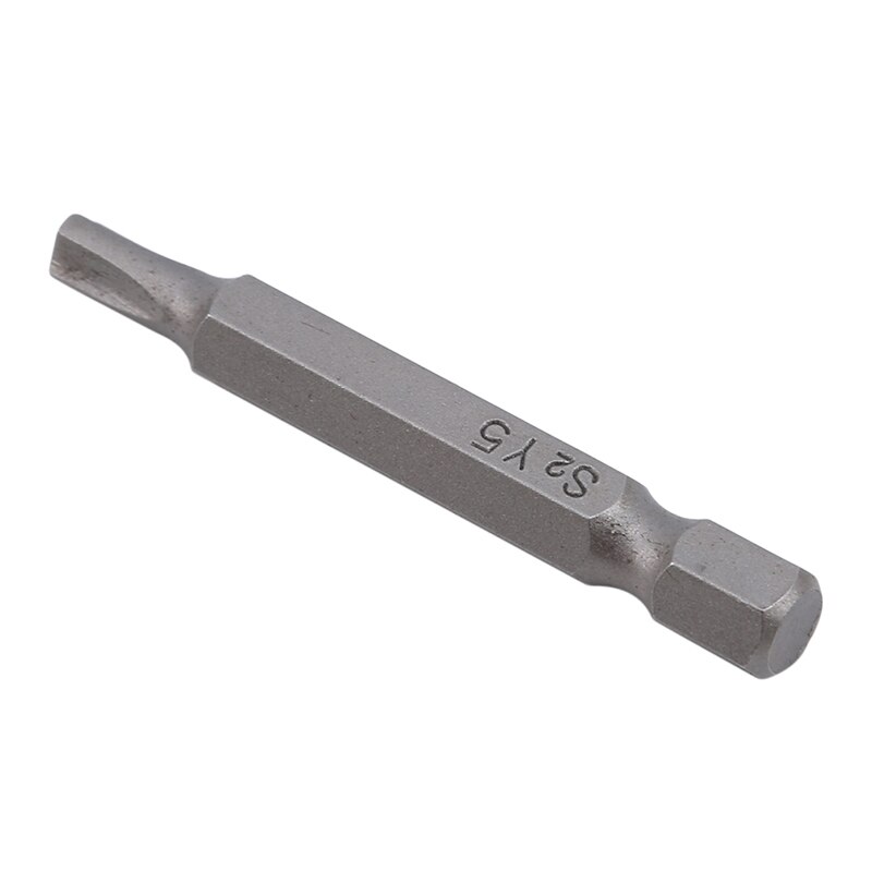 4Pcs 50mm Square S2 Trident Bit Screwdriver Bit Set Tools Repair Screwdrivers Kit Hex Shank Drill Bit For Power Hand Tools