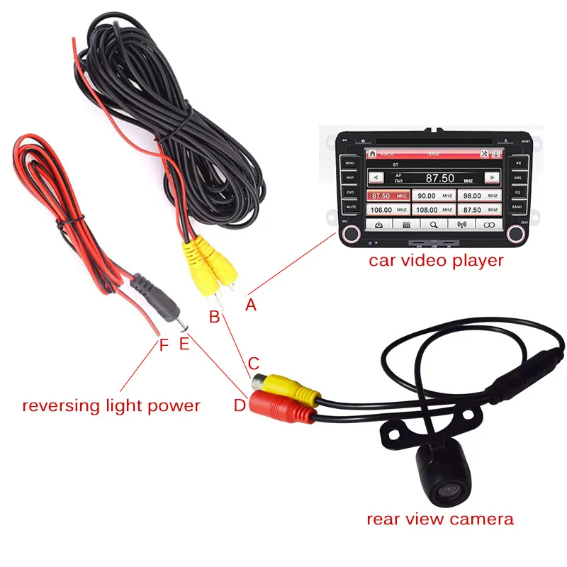 Cable de extensión de vídeo RCA macho a macho, 6 metros, 10M, 15M, con Cable de disparo para cámara de respaldo de coche y camión, vista trasera, estacionamiento