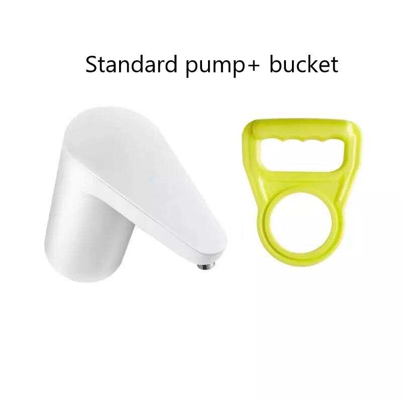 Xiaomi Automatic Rechargeable USB Mini Touch Switch Water Pump Wireless Electric Dispenser with TDS Test Water Pumping Device: standard pump bucket