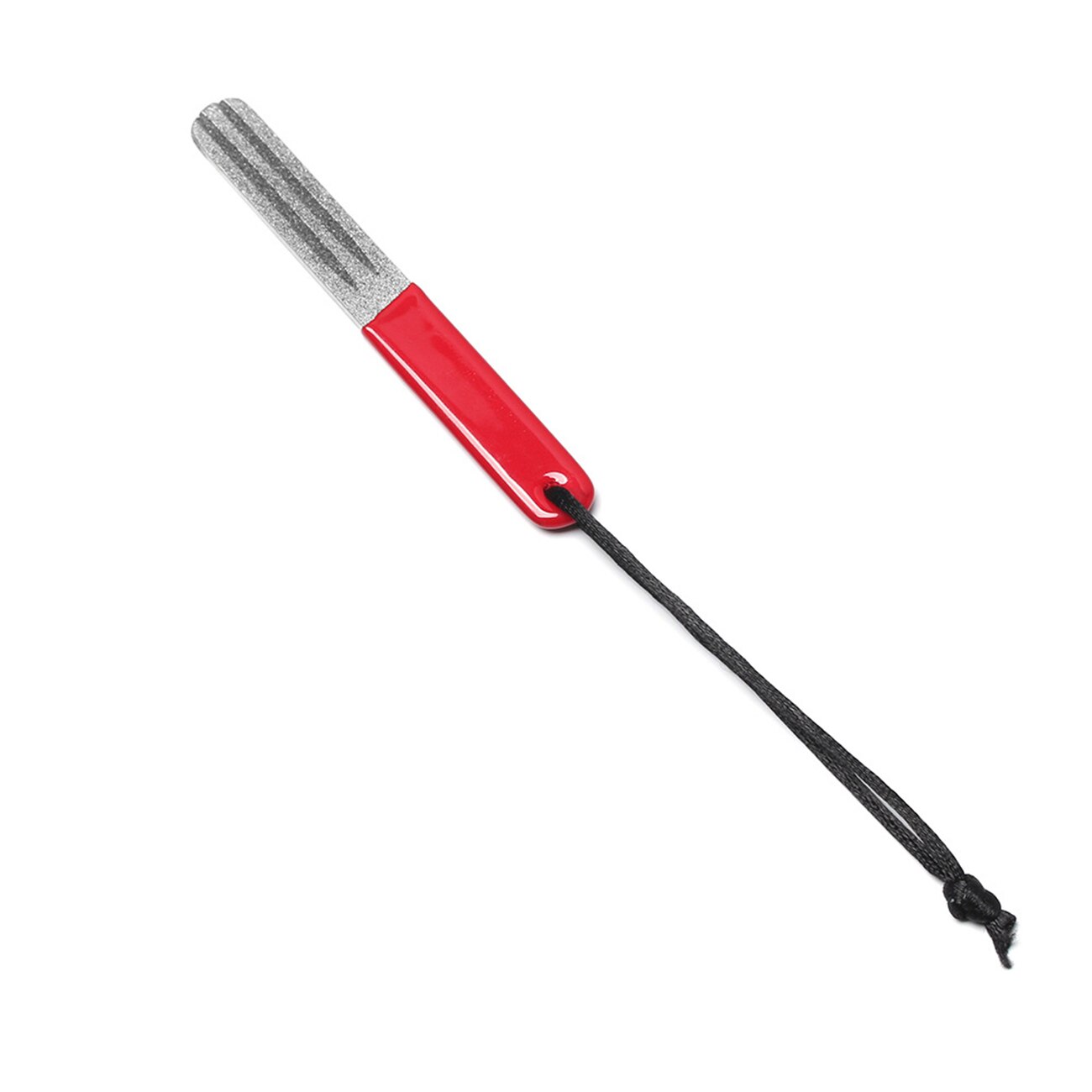 Vissen Haak Slijpen Draagbare Outdoor Dubbele Groef Hone Vissen Slijpen Haak Puntenslijper Vis Accessoires Tool: Rood
