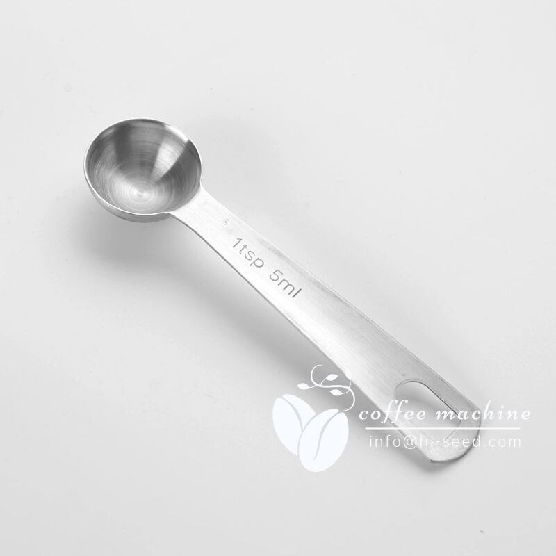 Baked stainless steel measuring spoon four-piece measuring cup commercial kitchen tools about 384 grams milk tea shop supplies: 5ml