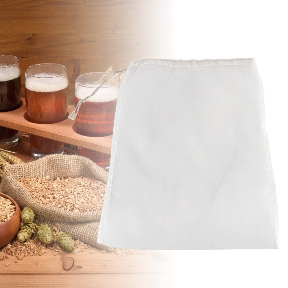 Bryg øl filterpose 100 mesh madkvalitet vin filterpose genanvendelig hjemmebrygg ølfremstilling filterpose