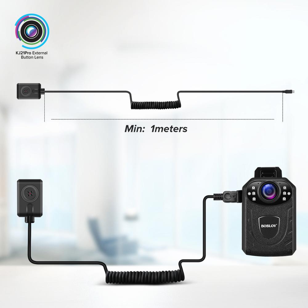 BOBLOV KJ21 PRO Button Camera External Lens Camera 720P Compatible With Small Body Camera KJ21PRO, Not for Mini Boblov KJ21 Can