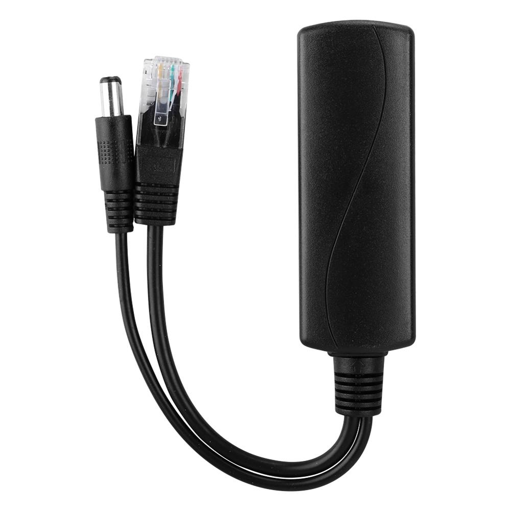 10/100M Poe Splitter Met Ieee 802.3af/Bij Standaard & 12V 2A Output & 42.5-57V 0.65A 30W Input Power Over ethernet Voor Ip Camera