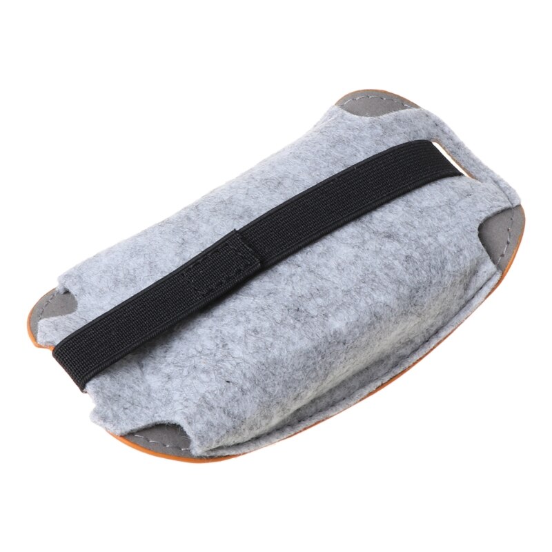 PU Leather Felt Mouse Pouch Case Dust Cover Mice Storage Bag for Magic Mouse 2