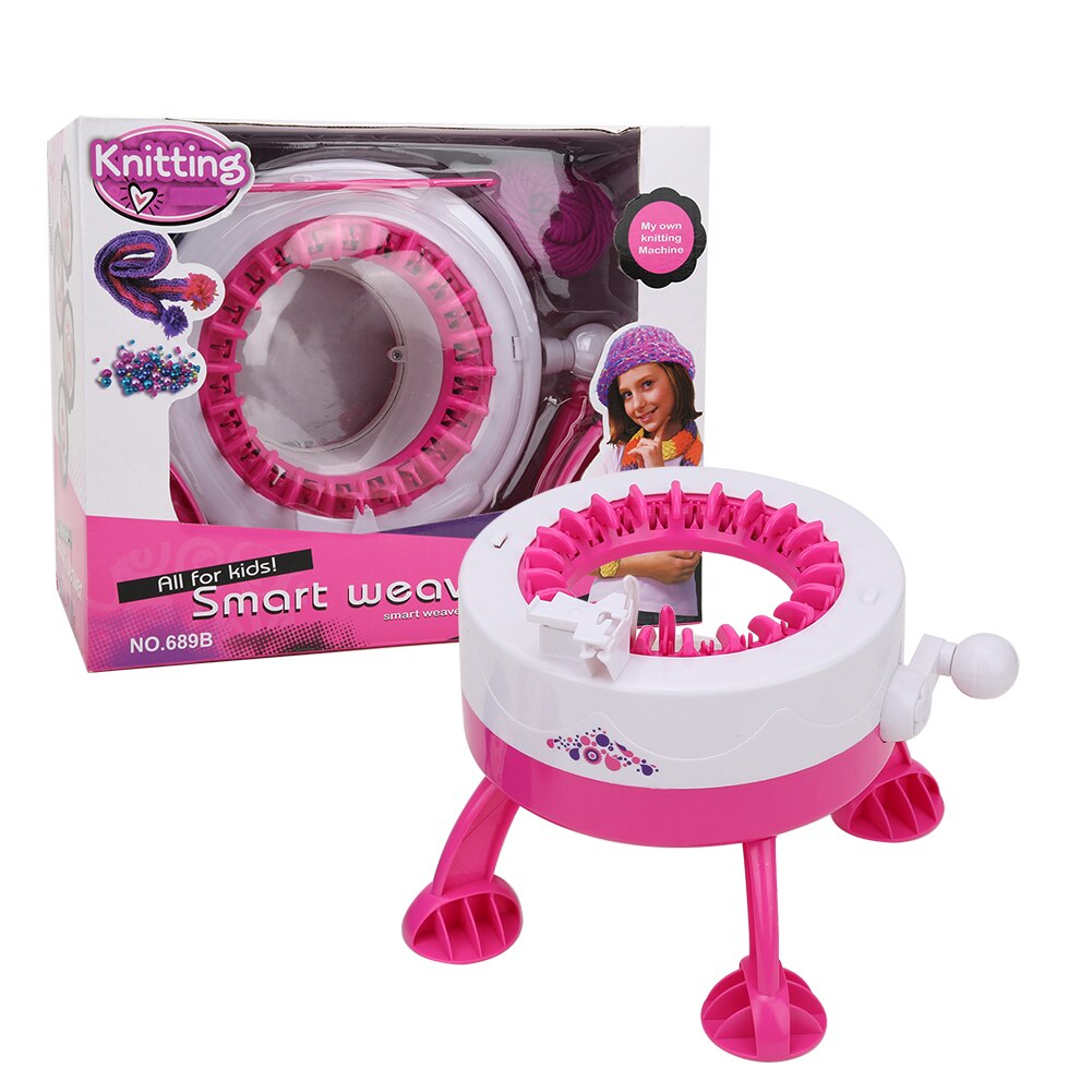 Knitting machine smart round knitting machine board rotating double knitting Christmas for adult children knitting for
