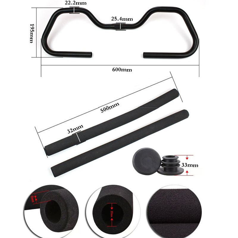 25.4*580mm wioślarz motyl kierownica ze stopu aluminium droga BMX reszta kierownica wioślarz wioślarz z ostrym kołem przebudowa kierownica rowerowa