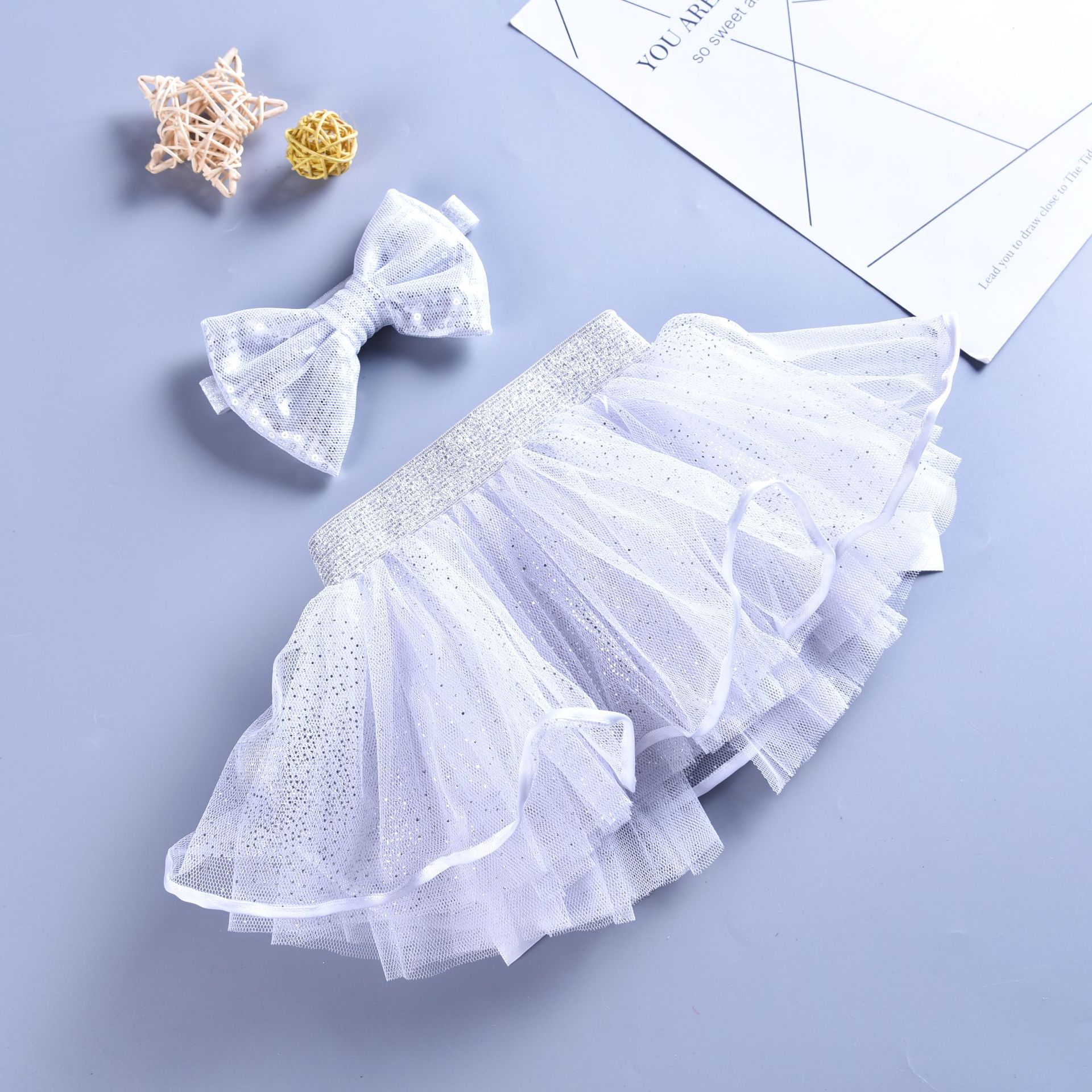 Baby Meisjes Tutu Rok Witte Kleur Doop Kleding Pluizige Rok Peuter Meisjes Kinderkleding Baby Kleding