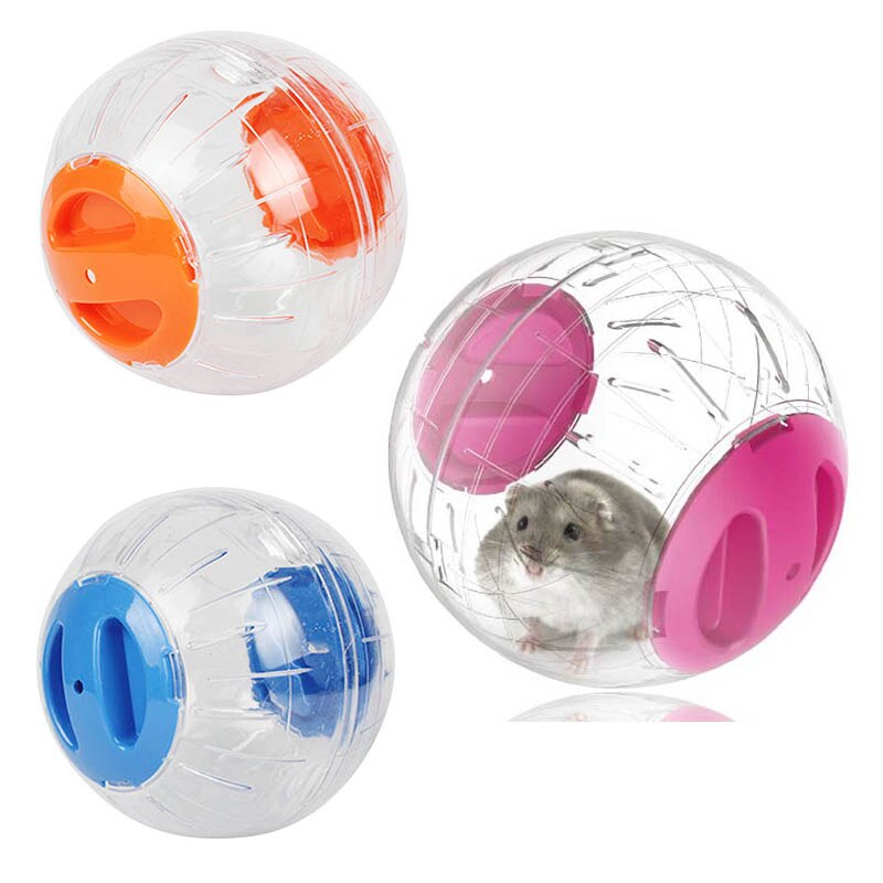 Pet Mouse Toys Plastic Pet Exercise Ball Animals Mice Hamster Toys For Hat Desert Rat Safe Jogging Games Cage Toys: Default Title