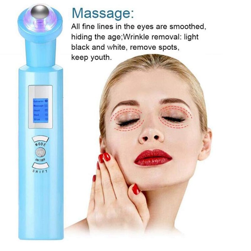 Electric Beauty Instrument Eye Negative Ion Introduction Instrument Massage Instrument Eye Ion Importer EU Plug