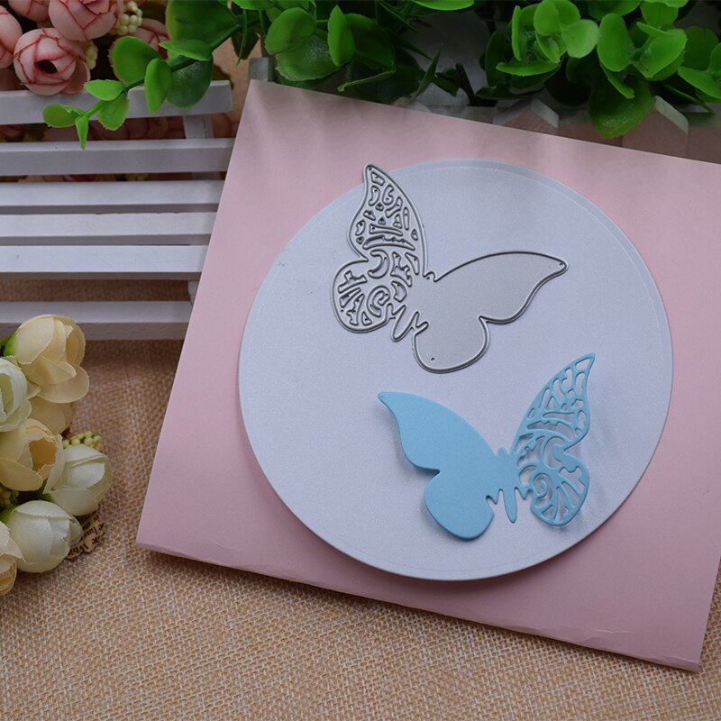 Mooie Vlinder Stalen Metalen Stansen Sterft Scrapbooking Embossing Sterft Snijd Stencils Diy Decoratieve Kaarten Craft