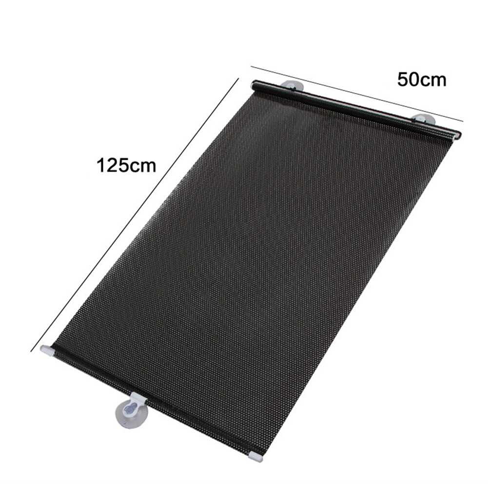 Parasol retráctil para ventana de coche, quitasol anti-UV, cortina protectora, plegable para sombra en ventanas frontal y trasera