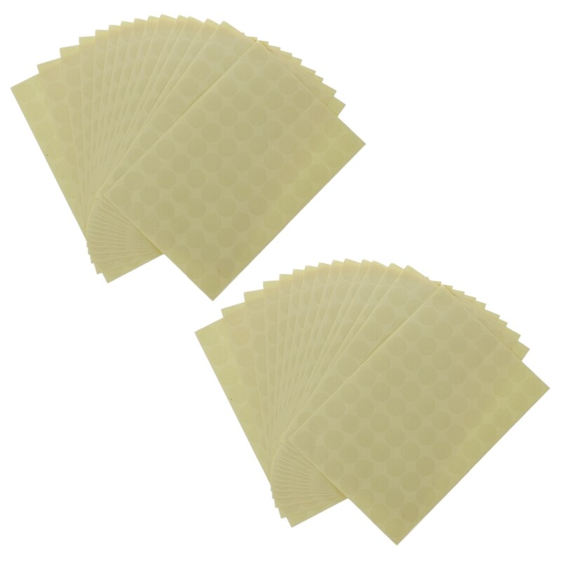 2100 Crystal Clear Round Stickers 19Mm Stick Adhesive Seal Label