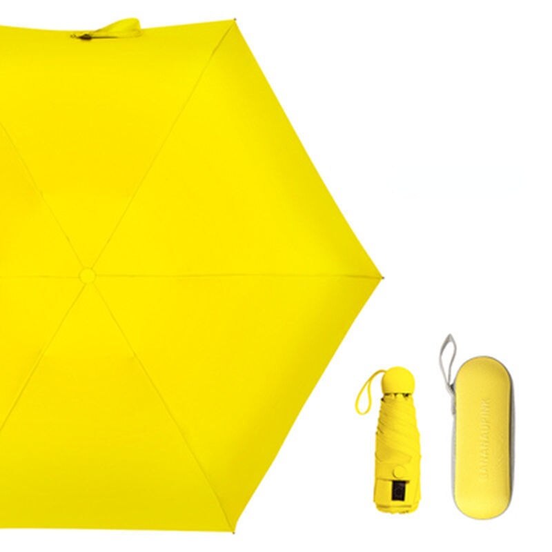 Petit parasol Portable couleur bonbon, 50% de réduction, Protection solaire pour femmes, Protection contre la pluie et le soleil, double usage