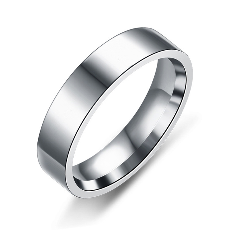 Nouveaux anneaux en acier inoxydable pour femmes, bijoux à la , bagues de Couple simples pour hommes, prix d'usine bon marché: 11 / Couleur chocolat