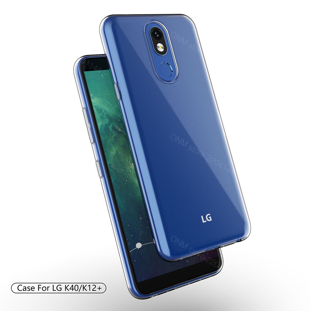per Il caso di LG K40 TPU silicone Trasparente Montato Cassa Molle Del Respingente per LG K12 Più X4 Trasparente Della Copertura Posteriore