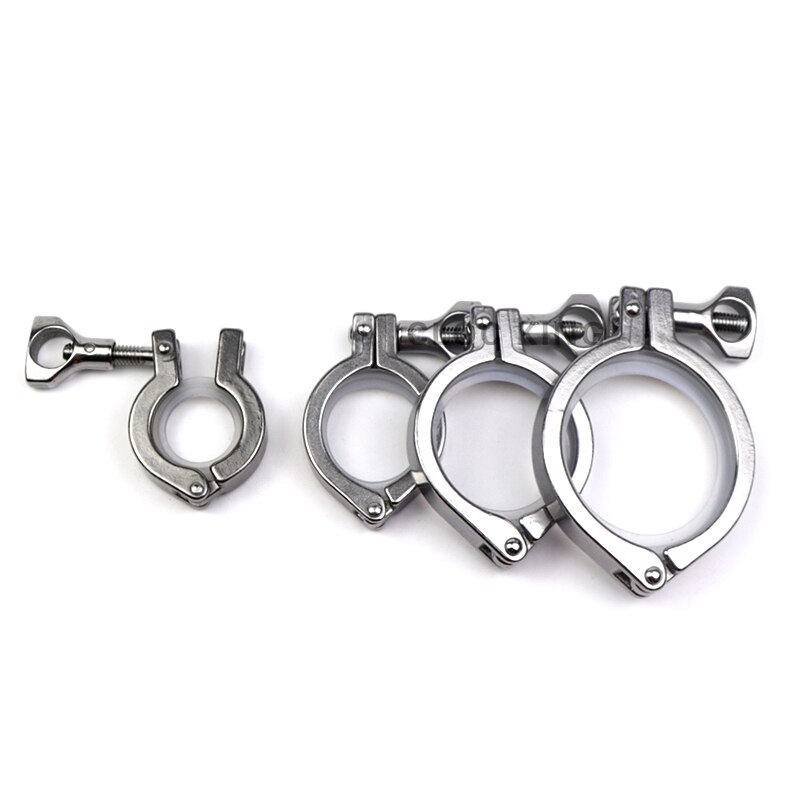 1 Set 1.5 "2" 2.5 "3" Tri Clamp 50.5/64/77.5/91Mm Beentje Od SS304 Rvs Tri Clover Sanitaire Montage Voor Thuis Brouwen