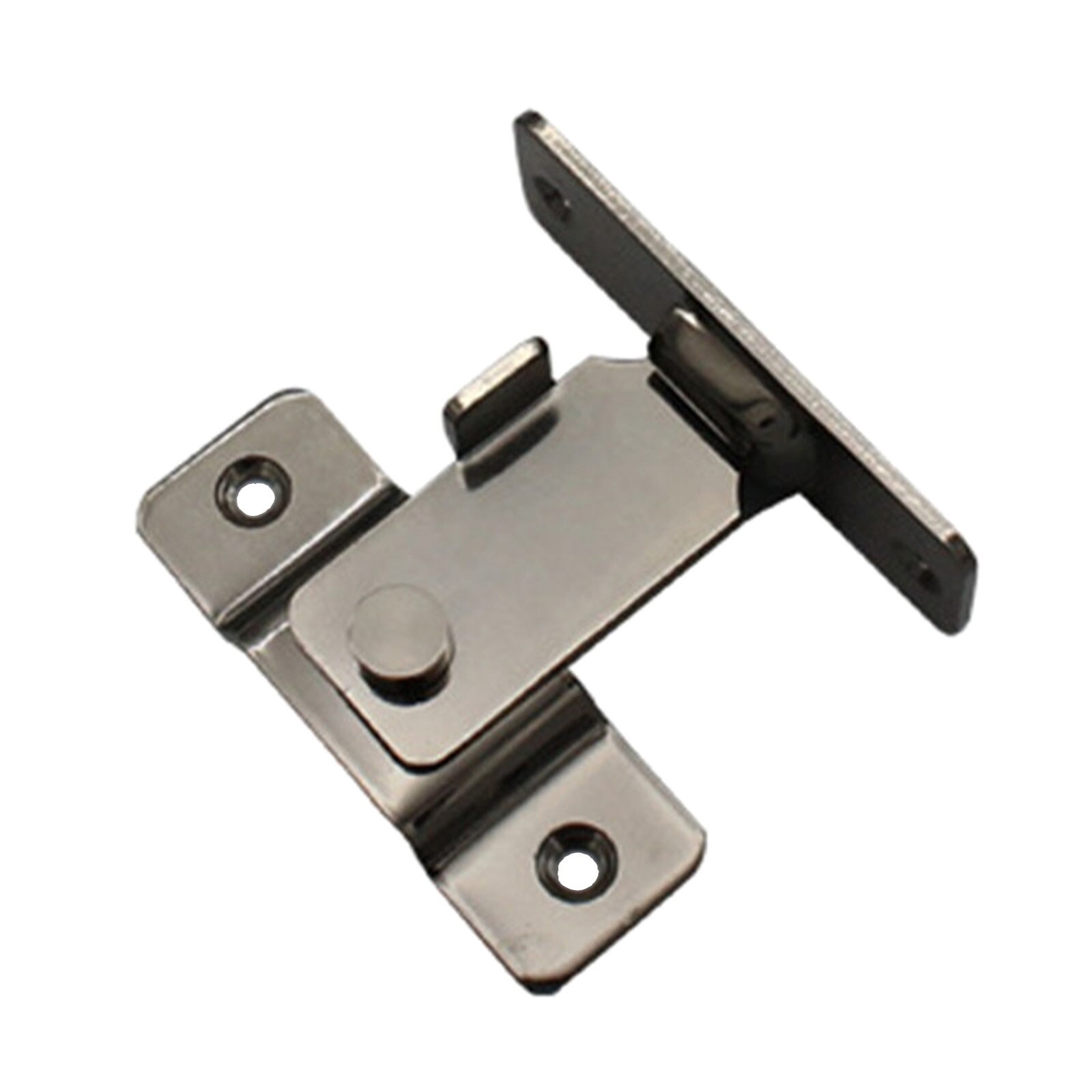 F #90 Grad Haspe Riegel Edelstahl Schiebetür Kette Schlösser Sicherheit Werkzeuge Hardware- Für Fenster Schrank Hotel Hause: Schwarz