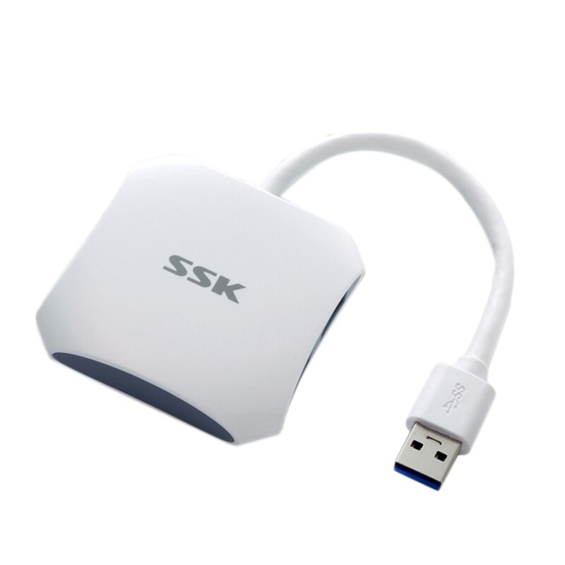 SSK Eine für Vier USB 3,0 HUB Splitter Konverter Extender System Anforderungen: windows98/ME/2000/XP/Vsta/8 Mac OS 10,9 oder Höher