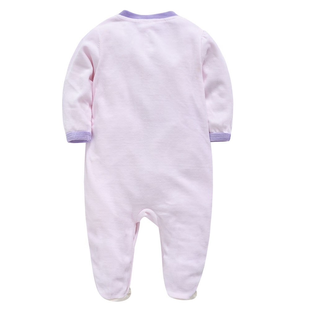 Herbst Karikatur Baby Junge Kleidung Frühling neugeboren Baby Mädchen Overall 0-9m niedlich rein Baumwolle lang Ärmel Kinder Klettern Pyjama