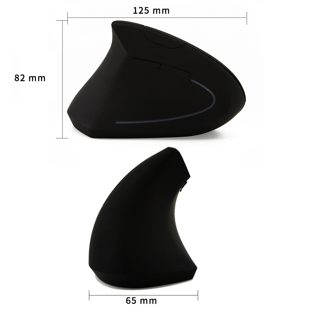 Wireless Mouse Right/Left-Handed USB Receiver Ergonomic Optical With Mouse Pad For Computer Laptop