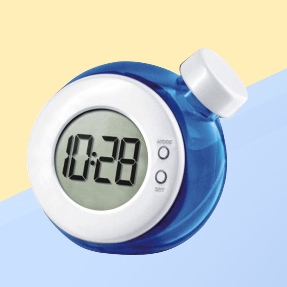 Water Energy Clock LED Display Clock Water Jar Clock Battery Include(Red): Blue