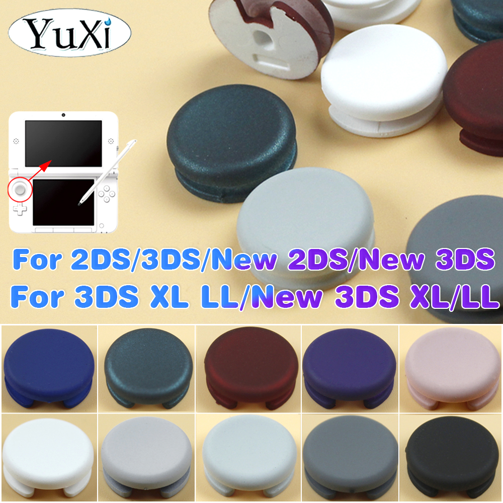 1Pc per 2DS 3DS XL LL telecomando da gioco Analogico Della Copertura Della Protezione per Il Nuovo 2DS Nuovo 3DS LL XL Thumbstick Pulsante cappucci Gamepad controllore parti di riparazione