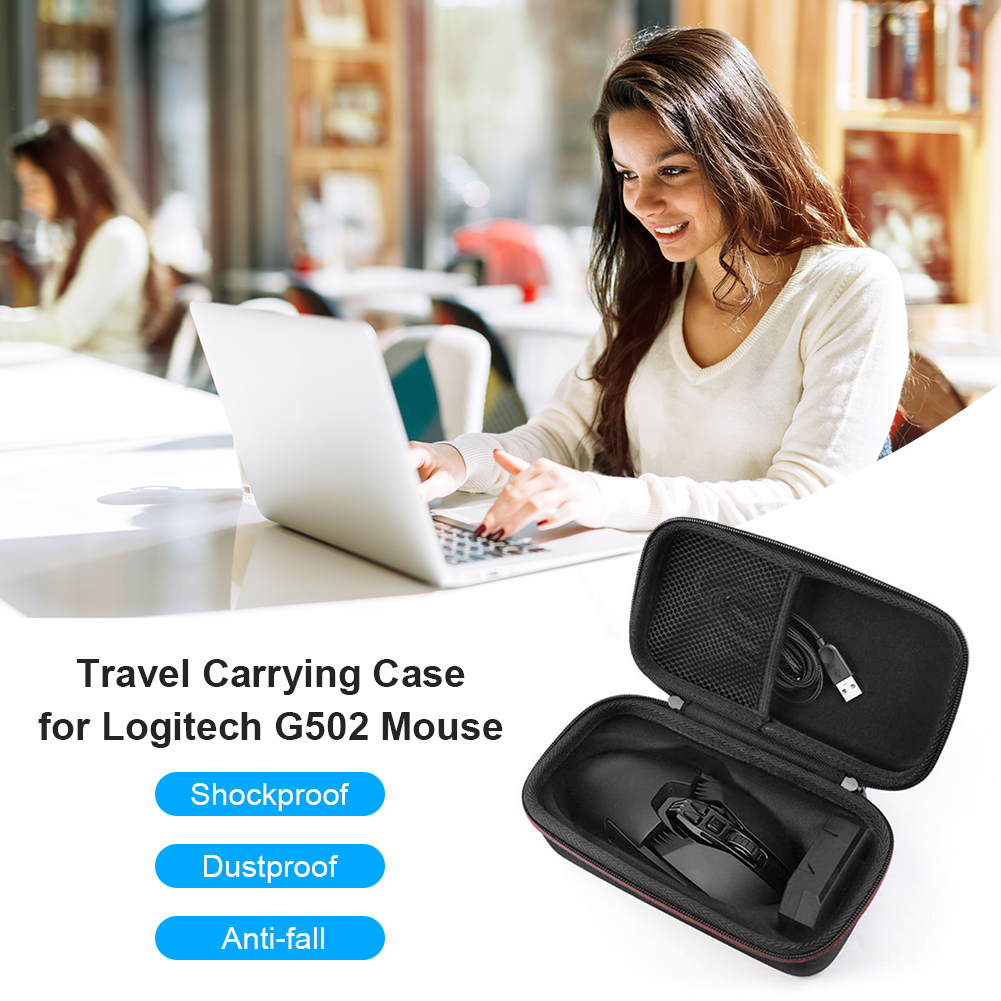 Voor Logitech Bagtravel Draagtas Voor Logitech G502 Draadloze Gaming Muis Hard Shell Eva Shockproof Opslag Draagtas