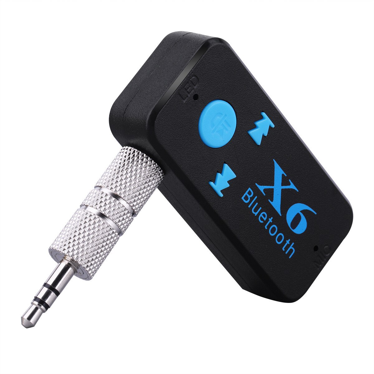 Ricevitore Bluetooth 5.0 aptX LL 3.5mm AUX Jack Audio adattatore Wireless per cuffie per PC per auto Mic 3.5 Bluetooth 5.0 recettore: 3 in 1 X6