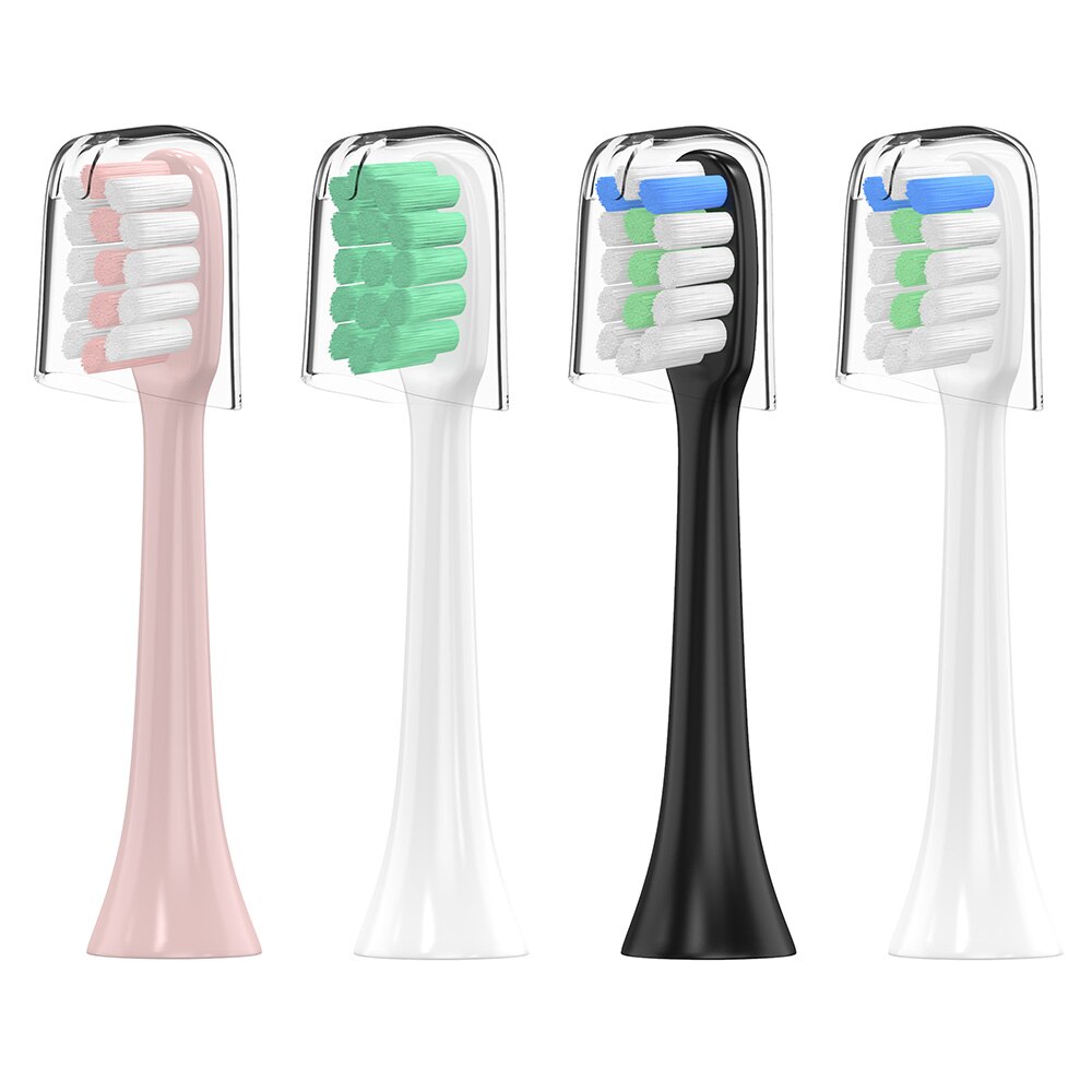 4/8 STUKS Vervanging Xiaomi SOOCAS/SOOCARE X3 Tandenborstel Hoofd Voor SOOCAS Xiaomi Mijia SOOCARE X3 Elektrische Tand borstelkop: Ivoor